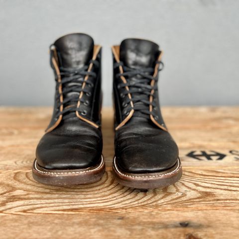 John Lofgren M-43 Service Shoes in Shinki Black Teacore Horsebutt