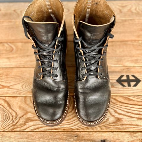 John Lofgren M-43 Service Shoes in Shinki Black Teacore Horsebutt