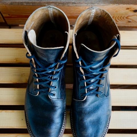 John Lofgren M-43 Service Shoes in Shinki Black Teacore Horsebutt