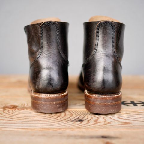 John Lofgren M-43 Service Shoes in Shinki Black Teacore Horsebutt