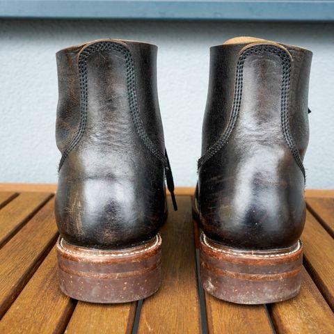 John Lofgren M-43 Service Shoes in Shinki Black Teacore Horsebutt