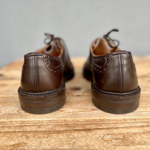 Tricker's Bourton Country Shoe in Espresso Burnished Calf