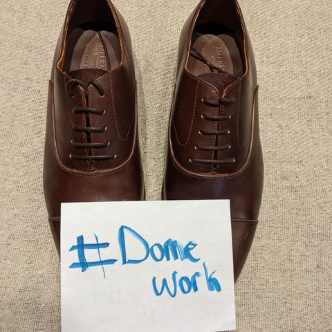 Meermin Cap Toe Oxford in Unlisted Leather