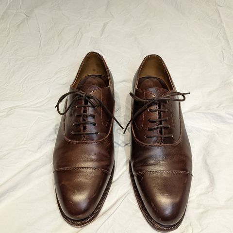 Meermin Cap Toe Oxford in Unlisted Leather