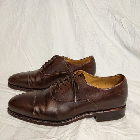 Meermin Cap Toe Oxford in Unlisted Leather