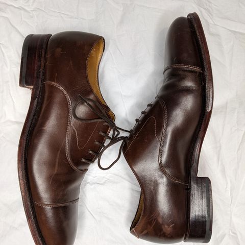 Meermin Cap Toe Oxford in Unlisted Leather