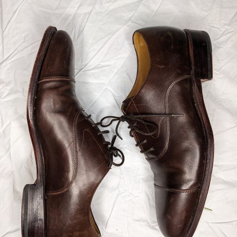 Meermin Cap Toe Oxford in Unlisted Leather