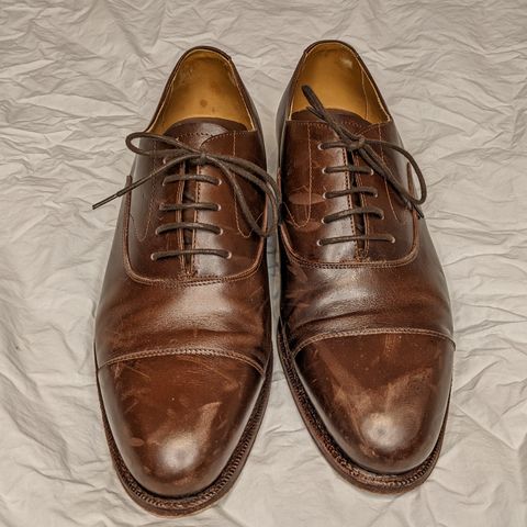 Meermin Cap Toe Oxford in Unlisted Leather