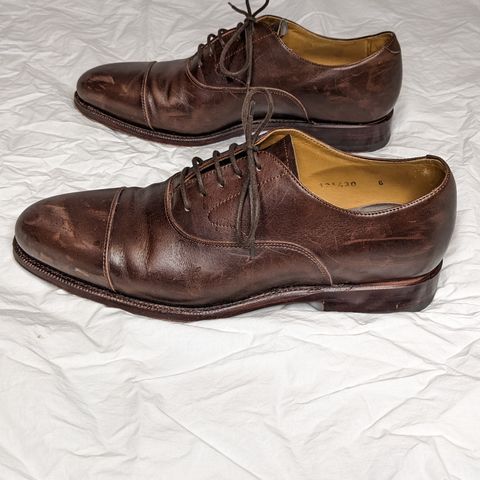 Meermin Cap Toe Oxford in Unlisted Leather