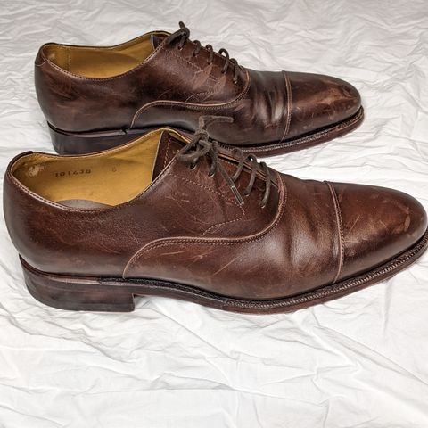 Meermin Cap Toe Oxford in Unlisted Leather