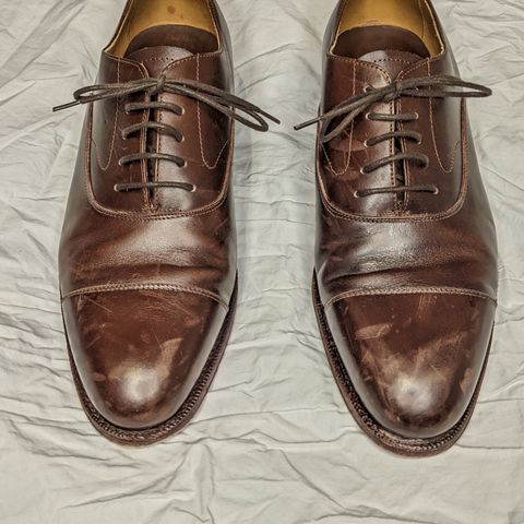 Meermin Cap Toe Oxford in Unlisted Leather