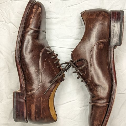 Meermin Cap Toe Oxford in Unlisted Leather