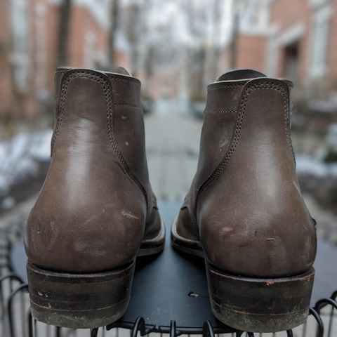 NF Bootmaker Milton Boot in Maryam Asphalt Waxed Horsebutt