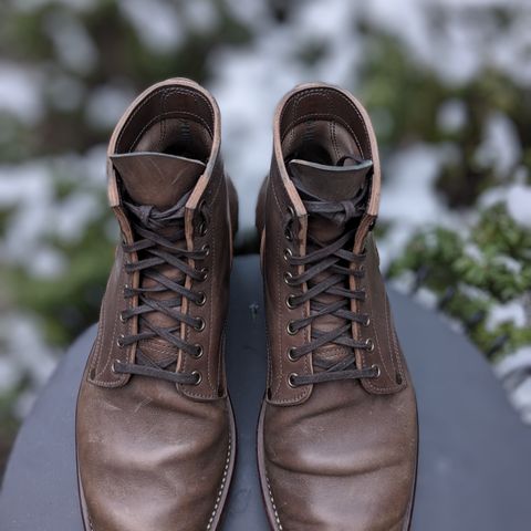 NF Bootmaker Milton Boot in Maryam Asphalt Waxed Horsebutt