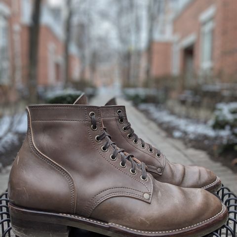 NF Bootmaker Milton Boot in Maryam Asphalt Waxed Horsebutt