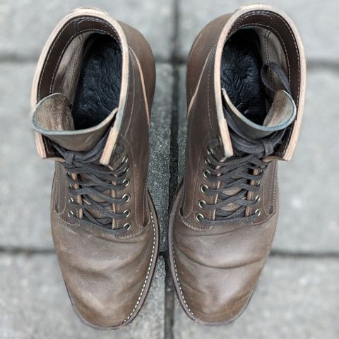 NF Bootmaker Milton Boot in Maryam Asphalt Waxed Horsebutt