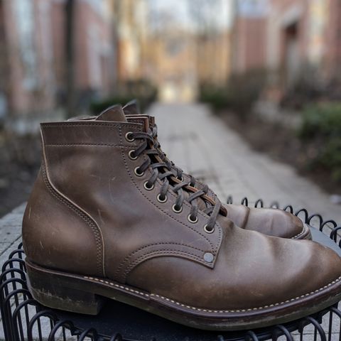 NF Bootmaker Milton Boot in Maryam Asphalt Waxed Horsebutt