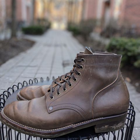 NF Bootmaker Milton Boot in Maryam Asphalt Waxed Horsebutt