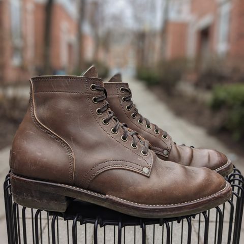 NF Bootmaker Milton Boot in Maryam Asphalt Waxed Horsebutt