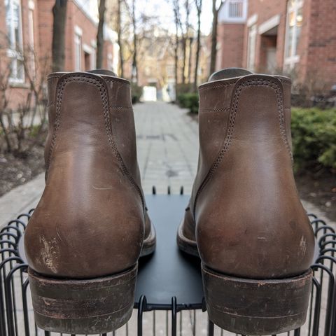 NF Bootmaker Milton Boot in Maryam Asphalt Waxed Horsebutt