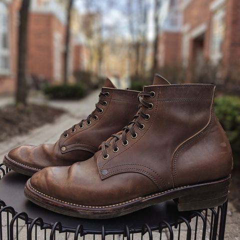 NF Bootmaker Milton Boot in Maryam Asphalt Waxed Horsebutt