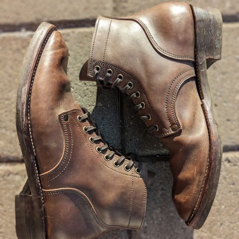 NF Bootmaker Milton Boot in Maryam Asphalt Waxed Horsebutt