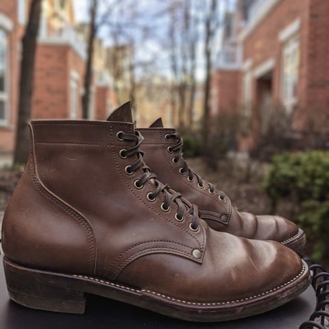 NF Bootmaker Milton Boot in Maryam Asphalt Waxed Horsebutt