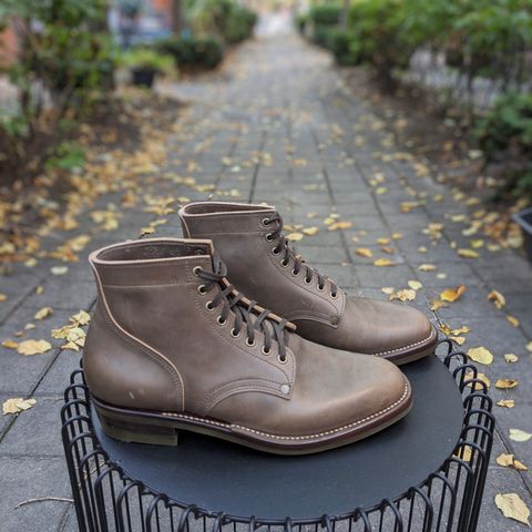 NF Bootmaker Milton Boot in Maryam Asphalt Waxed Horsebutt