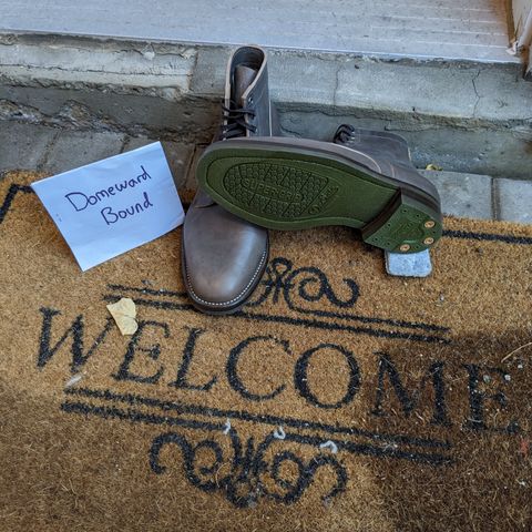 NF Bootmaker Milton Boot in Maryam Asphalt Waxed Horsebutt