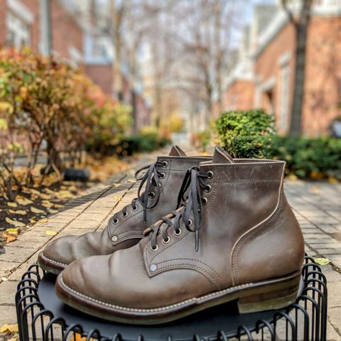 NF Bootmaker Milton Boot in Maryam Asphalt Waxed Horsebutt
