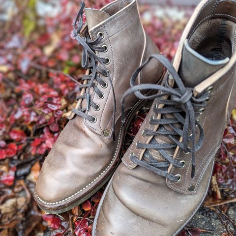 NF Bootmaker Milton Boot in Maryam Asphalt Waxed Horsebutt