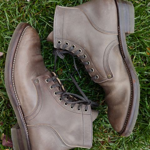 NF Bootmaker Milton Boot in Maryam Asphalt Waxed Horsebutt
