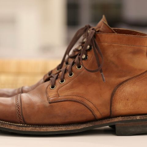 Viberg Service Boot in Maryam Used Cuoio Nubuck