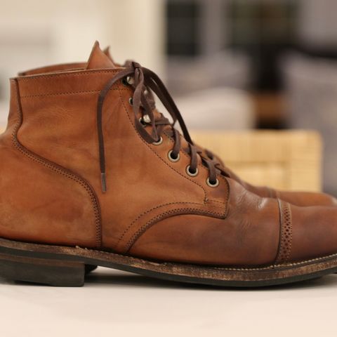 Viberg Service Boot in Maryam Used Cuoio Nubuck