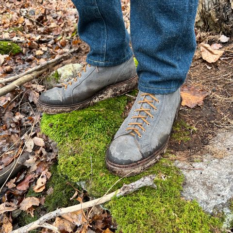 Tricker's x Division Road Super Monkey Boot in C.F. Stead Storm Waxed Kudu