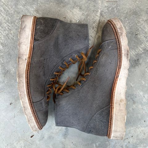 Tricker's x Division Road Super Monkey Boot in C.F. Stead Storm Waxed Kudu