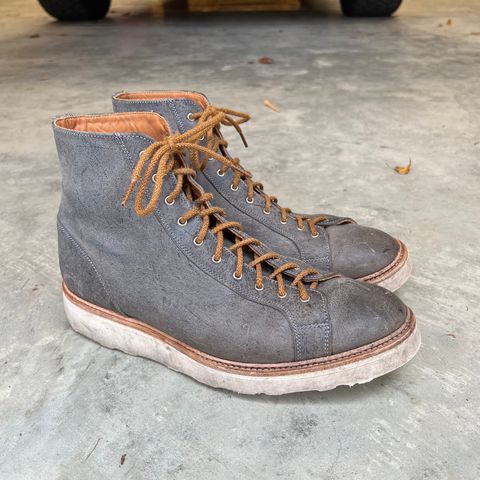 Tricker's x Division Road Super Monkey Boot in C.F. Stead Storm Waxed Kudu
