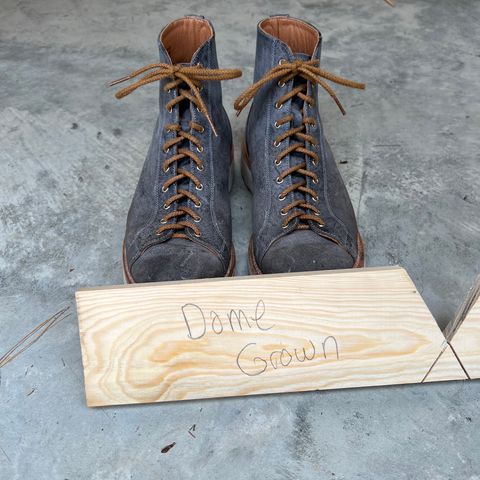 Tricker's x Division Road Super Monkey Boot in C.F. Stead Storm Waxed Kudu