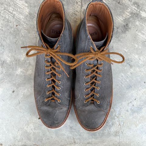 Tricker's x Division Road Super Monkey Boot in C.F. Stead Storm Waxed Kudu