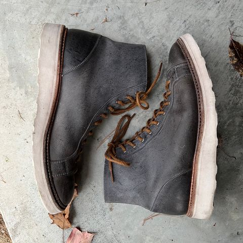 Tricker's x Division Road Super Monkey Boot in C.F. Stead Storm Waxed Kudu
