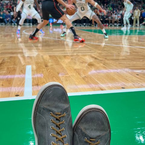 Tricker's x Division Road Super Monkey Boot in C.F. Stead Storm Waxed Kudu