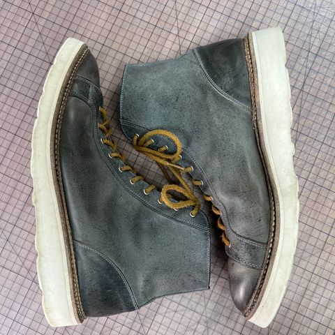 Tricker's x Division Road Super Monkey Boot in C.F. Stead Storm Waxed Kudu
