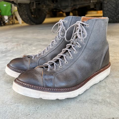 Tricker's x Division Road Super Monkey Boot in C.F. Stead Storm Waxed Kudu