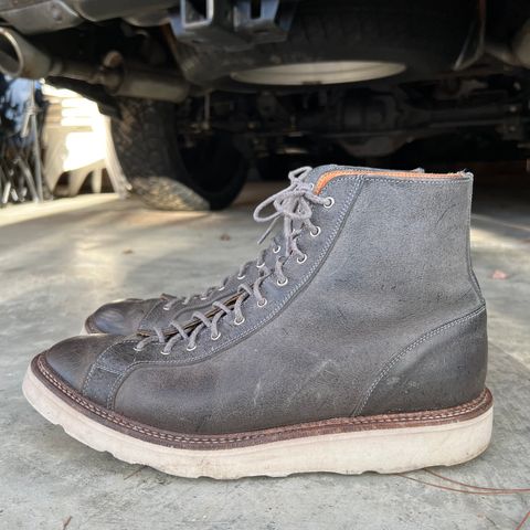 Tricker's x Division Road Super Monkey Boot in C.F. Stead Storm Waxed Kudu