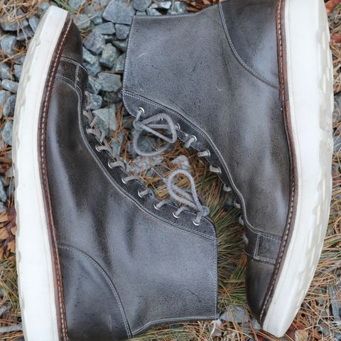 Tricker's x Division Road Super Monkey Boot in C.F. Stead Storm Waxed Kudu