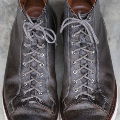 Tricker's x Division Road Super Monkey Boot in C.F. Stead Storm Waxed Kudu