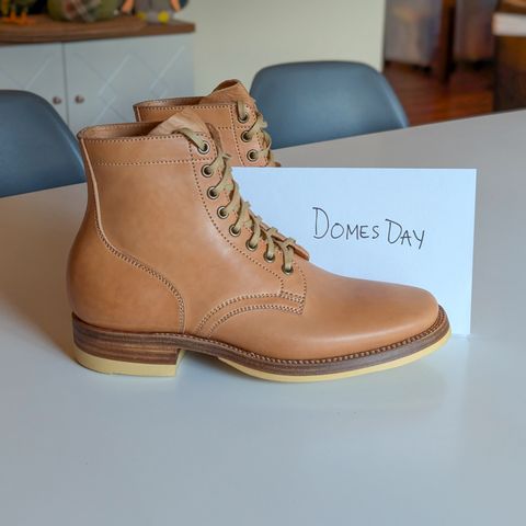 Flame Panda Service Boot in Maryam Natural Horsebutt