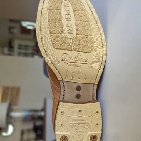 Flame Panda Service Boot in Maryam Natural Horsebutt