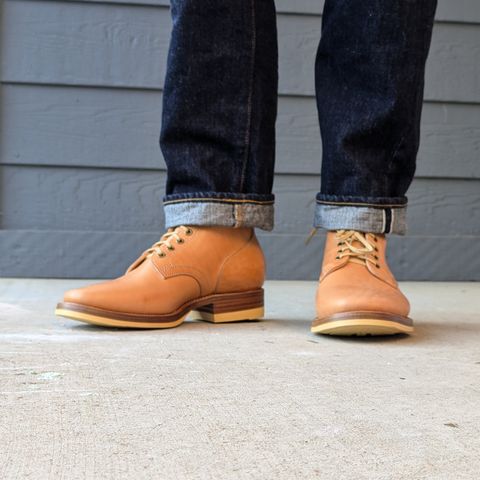 Flame Panda Service Boot in Maryam Natural Horsebutt