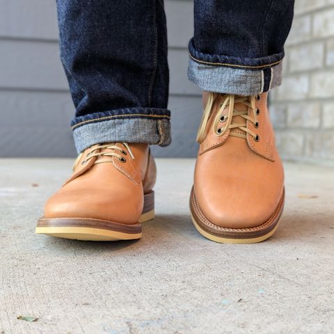 Flame Panda Service Boot in Maryam Natural Horsebutt